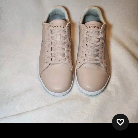 Lacoste Shoes - Lacoste Women's Pink Leather Sneakers Size 10